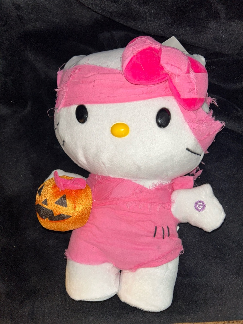 NEW Hello Kitty Pink Halloween Mummy Side Stepper 12”